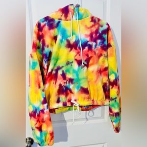 OBEY Tie Dye Rainbow Hoodie oversized UNISEX